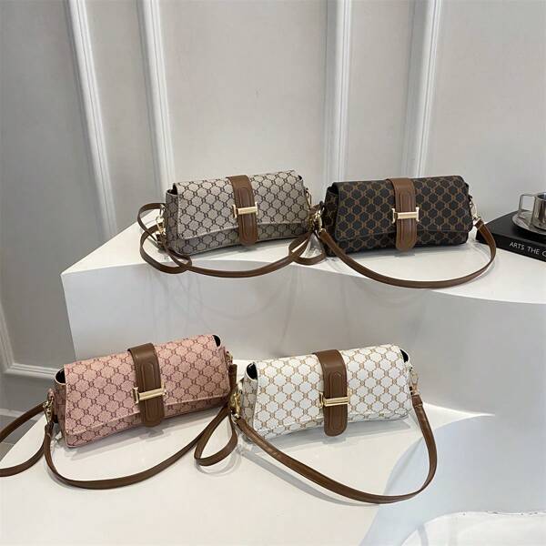 1 pièce Nouveau sac à main mode Joker Cowboy Long bâton sac à main Nouvelle texture de niche avancée. Sac à épaule et sous le bras. Convient pour les voyages, les rendez-vous, le shopping, le port par les cols blancs, à offrir à sa petite amie et autres scénarios.