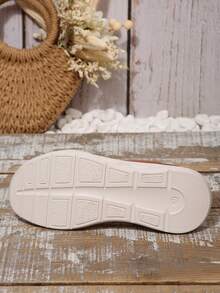 1 paire de sandales bohèmes chics, décontractées, ajourées, pour la plage, le mariage, les fêtes, l'intérieur et l'extérieur, été - Tabac - Voir 8