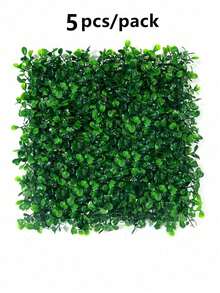 Set da 10 pezzi di prato erboso artificiale in plastica, erba di bosso milanese simulata, pannello a parete, elemento verde artificiale, in materiale PE, 25*25cm/9,84x9,84 pollici, prato artificiale, piante di simulazione, resistente ai raggi UV, facile da smontare, adatto per attività all'aperto, decorazione per feste, compleanni, matrimoni, recinzione privacy per decorazione murale, decoro per casa, cortile, porta, ristorante, camera da letto, giardino, decorazione primavera ed estate