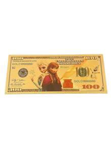 Disney Disney Princess Prince Commemorative Banknotes, Collecting Gift, Roleplay Toys, Suitable For School Rewards, Holiday Gifts, Graduation Season, Party Favors, Commemorative Meaning, Made Of PVC Material