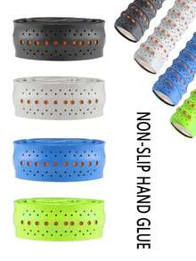 Juego de 4 agarres de agarre suave y antideslizante, absorbente y transpirable, para raquetas de tenis, squash y bádminton - Multicolor - Ver 12