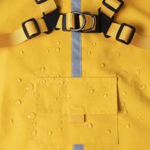 Manteau de pluie pour chien pour toutes les saisons, harnais de poitrine pour animal de compagnie, poncho de pluie, veste imperméable et réfléchissante pour petits et moyens chiens
