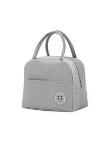 Lunch Bag, Insulated Lunch Box, Hand-Held Lunch Bag, Carry Rice When Going Out. Thick Aluminum Foil Insulated Lunch Box Bag, Simple Style Insulated Lunch Box Bag, Insulated Lunch Box Bag, Handbag With Rice Bag, Lunch Box Insulated Bag, Lunch Student Bento Box