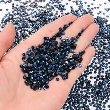 500pcs/1000pcs Resin DIY Jelly Rhinestones Flat Bottom Rhinestones Mini Rhinestones Jewelry Findings, Suitable For Phone Cases, Shoes, Clothes, 2mm/3mm/4mm/5mm/6mm