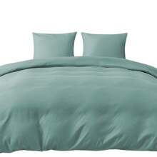 Ensemble de housse de couette super douce, housse de couette 100% polyester avec taie d'oreiller