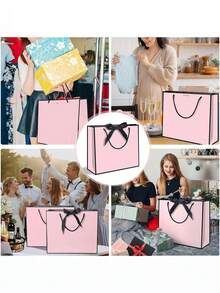 10个装 - 精致迷你礼盒 - 情人节、婚礼及各种庆祝活动的完美之选 - 适合盛放小礼物 - 饰以时尚的粉色和红色心形镂空图案，并配有LOVE字母丝带 - 是馈赠和派对装饰的理想之选