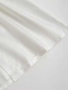 Wedding Bathrobe White Bridal Robe With Gold Embroidery Nightwear - 白色 - 查看 8