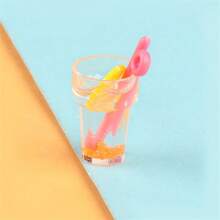 1pc Realistic Mini Luminous Drink Bottle Model, Convenience Store Miniature Decoration, Creative Home Decor Accessories