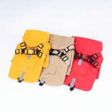 Manteau de pluie pour chien pour toutes les saisons, harnais de poitrine pour animal de compagnie, poncho de pluie, veste imperméable et réfléchissante pour petits et moyens chiens