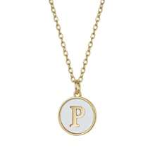 Initial Opal Letter Necklace Jewelry Gifts For Women, Gold Plated Alphabet Opal Pendant Necklace Round Disc Initial Necklace Engraved Letter Necklace With Adjustable Chain Pendant Enhancers For Women And Girls Fashion Style Jewelry