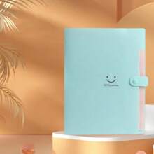 Cute Candy 5 Pocket Folder With 8-16Labels, Letter Size Expanding Organizer, Portable Accordion File,Aesthetic Paper Folder For School Office,Folders For Documents - 10 Colors Optional,Back To School,School Supplies