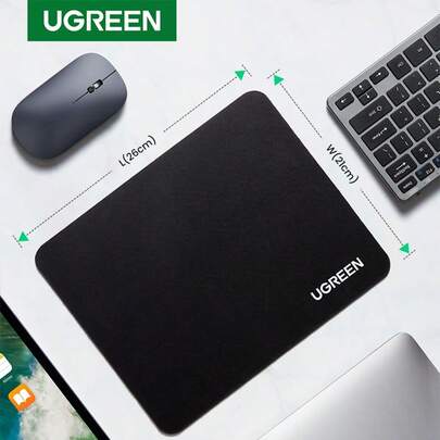 UGREEN 2MM 加厚鼠标垫 黑色 适用于电脑笔记本电脑游戏鼠标垫