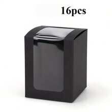 16个带透明窗口的牛皮纸盒，礼品盒，用于礼品、糖果、人偶、婚礼、毕业 - 彩色 - 查看 8