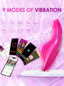 LIKETHAT Tragbare vibrierendes Ei App Fernbedienung Vibratoren Vagina G-Punkt Dildo Klitoris-Massagegerät Schmetterling Sexspielzeug für Frauen, G-Punkt und Klitoris-Stimulator Lustmittel für Paare, Sexspielzeug Vibrator, Sexspielzeug für Frauen