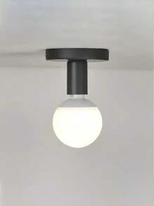 مجموعة من قطعتين من أجهزة إضاءة السقف الحديثة الشمالية المعاصرة والرجعية، قاعدة مصباح E27، مناسبة لغرفة المعيشة والنوم والحمام والمطبخ والشرفة (المصباح غير مشمول)