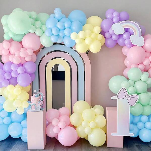 Kit d'arche de couronne de ballons, décoration de fête d'anniversaire, décoration d'anniversaire, mariage, révélation de genre, baptême, pendaison de crémaillère, décoration