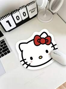 Sanrio 1pc- Sanrio Authorized Sanrio, Cartoon Shaped Mouse Pad, Leather Material, Creative Small Non-Slip Pad, Personalized Computer Desk Pad For Office, Graduation Season Opening Season Gift, Office School Supplies For Friends, Cinnamoroll, Kuromi, My Melody, Pochacco, Back To School Gaming Mouse Pad