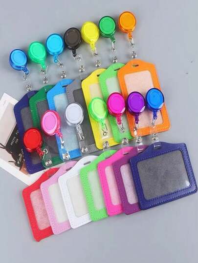 10/5/3/2/1pc Office Supplies Learning Accessories Vertical Version, Simple And Portable Bus Card, Office Supplies Learning Accessories,Student Meal Card Work Card PU Leather Simple And Portable Student Protective For Women Students Staff Friends Valentines Wallet Mini Wallet Purse Wallet Card Wallet