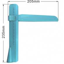 1 Pc Baking Spatula, Cream Baking Utensils, Plastic Trowel, Cake Mold - Blue - View 2