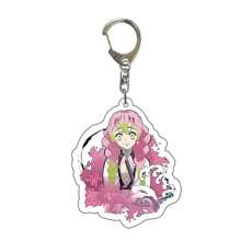 bandai Cartoon Bag Hanging Decoration Acrylic Key Chain : Kimetsu No Yaiba Iguro Obanai Cute Y2K Cartoon Pendant, Suitable For Shoulder Bags And Backpacks And Keys, The Perfect Gift For Fans, Cosplay Party Decoration Pendants Car Pendants Creative Anime Derivatives, Japanese Comic Pendants, Senior Anime Fans Collections, Otaku Series Gifts , Cheap Holiday Gifts