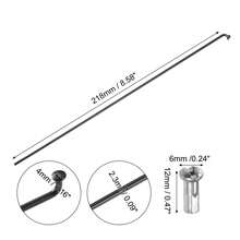 Bicycle Spokes Steel Bike Spoke With Nipples For Most Bicycle - 黑色 218mm 13G 40件鋼 - 查看 3