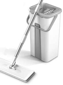1Set Hand Wash Flat Mop, Elution SeparationEasy Whole Housecleaning, Magicrotary Mop,Home Magic Cleaning Spin 360 Mopwith Bucket Set Wholesale Easy Wet And Dry FloorDust Mops