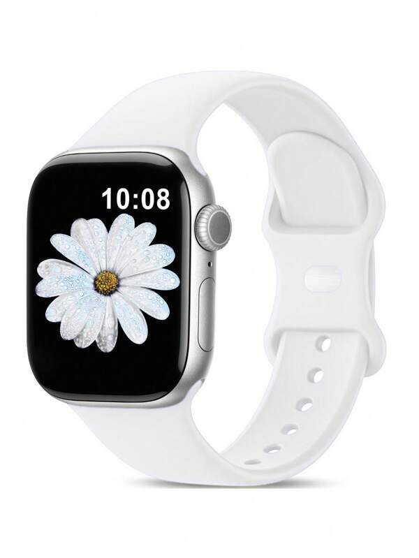 Compatible With Apple Watch Band For Teens Series 10/9/8/6/5/4/3/SE/Ultra 1&2 (38mm/40mm/41mm/42mm/44mm/45mm/46mm/49mm) - Anti-Sweat Silicone Strap With Hypoallergenic Design, Breathable & Non-Slip For School Sports & Daily Wear