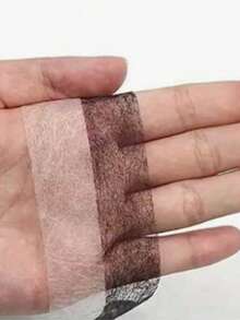 2pcs Iron On Hem Tape, Black White Double-Sided Interlining Adhesive Fabric Clothes Iron On Hem Tape, Interlining Web DIY Sewing Patchwork Acces,For Iron-On Clothes Curtains Jeans Trousers Collar Glue Crafts Fabric Double-Sided Tape, Clothing. - Multicolor - View 3