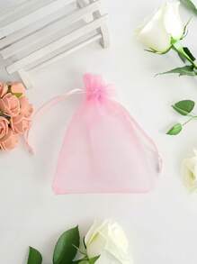 5/10/20/50/100 piezas Bolsas de embalaje de regalo, bolsas de regalos, artículos para el hogar y el uso diario, bolsa de almacenamiento de nailon, suministros para festivales y fiestas, útiles para bodas, embalaje para decoración de obsequios, pequeñas bolsas, empaque de joyas y accesorios