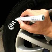 12 Pcs Waterproof Permanent Rubber Pen Paint Marker Car Tyre Tire Tread Paint Pen - one-size - View 2