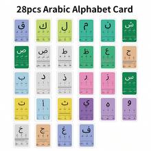28pcs Arabic Alphabet Flashcards, Suitable For Beginners, Includes Letter Position Variants, For Learning Arabic Reading And Writing, Arabic Letter Pronunciation And Form Learning Cards, Back To School Essential - Multicolor - View 4