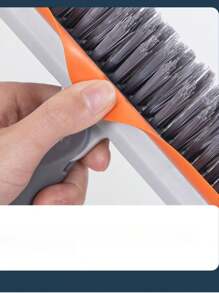 1pc Cleaning All-Rounder Scraper And Brush, Perfect For Floor, Bathroom, Toilet Grout, And Wall Cleaning. Multi-Functional Brush.