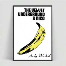 1 件可选框架海报墙艺术流行美国摇滚乐队 V-Velvet U-Underground 海报用于墙壁装饰帆布画办公室装饰家居，墙壁艺术带框架 - 彩色 - 查看 32