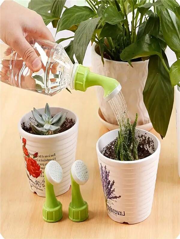 6 piezas. Accesorios de rociador de riego portátil para plantas, botella de bebida, herramientas de riego para plantas pequeñas, jardín y hogar de fácil uso | Diseño sencillo | Riego de alta eficiencia, aspersor de césped