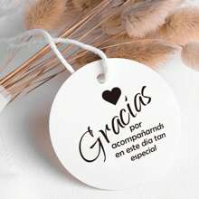 50pcs/Pack Simple Spanish Gracias Thank You Gift Hang Tags, With Hole & String, 2" X 3.5", Suitable For Wedding, Birthday, Adult Ceremony, Anniversary, Holiday Greeting, Mother's Day, Father's Day, Wedding Favor Decoration Tags School Supplies,Back To School