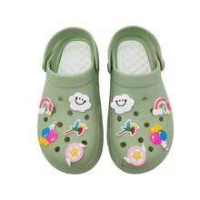 Sandalia Dama Moda Pins Platilla Masaje Cómoda Talla 23 A 26 - Verde - Ver 2