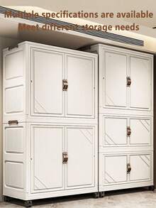 Large Capacity Storage Box For Home, Children's Clothes, Toys, Snacks, Blankets, Thick Plastic Multi-Layer Storage Cabinet