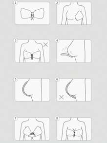 Sostén adhesivo de silicona con efecto lifting sin tirantes, para tallas grandes, invisible, sin espalda, para realce del escote, cómodo y transpirable, para vestidos y lencería