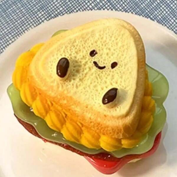 Panino Taba soffice, panino in silicone Mochi soffice, soffice antistress e terapeutico carino, regalo ideale per adolescenti e adulti