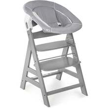 Hauck Alpha , Grey - Wooden High Chair 6 Months To Adult  FSC® Certified Beechwood Toddler Feeding And Entertainment Chair, Inclusive 5-Point Harness Bumper Bar Crotch Strap - Grey - View 5