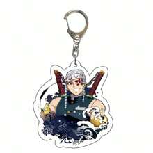 bandai Cartoon Bag Hanging Decoration Acrylic Key Chain : Kimetsu No Yaiba Iguro Obanai Cute Y2K Cartoon Pendant, Suitable For Shoulder Bags And Backpacks And Keys, The Perfect Gift For Fans, Cosplay Party Decoration Pendants Car Pendants Creative Anime Derivatives, Japanese Comic Pendants, Senior Anime Fans Collections, Otaku Series Gifts , Cheap Holiday Gifts