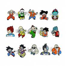 1 pieza de broche personalizado de moda con animación de dragón de bola de fuego súper saiyan Vegeta, accesorio de moda para bolso, adecuado para uso diario o como regalo