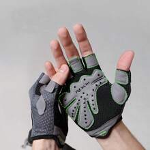 1pc Half-Finger Fitness Gloves For Men And Women, Summer Outdoor Sports Training And Exercise, Anti-Slip, Wear-Resistant, Breathable And Shock-Absorbing Cycling Gloves