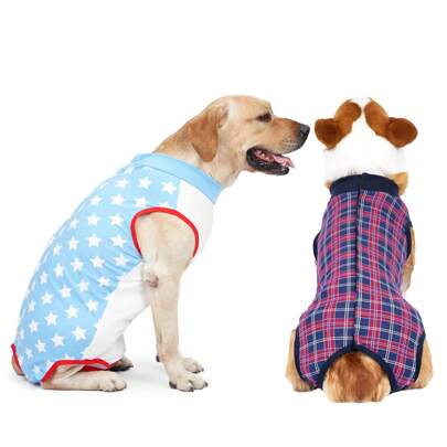 Traje de recuperação para cães, Traje cirúrgico para cães, esterilização para fêmeas, Traje macio para cães cirúrgicos, Traje alternativo de recuperação cirúrgica para cães, Traje anti-lambeduras abdominais para cães