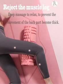 1 件 Eva 泡沫滚轴，用于健身和身体按摩，带空心芯，非常适合瑜伽和肌筋膜放松健身房配件