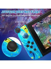 6轴无线Joy-Con游戏手柄，兼容Switch/Switch OLED，500mAh电池，带RGB灯光和双重震动，Switch游戏手柄 - 彩色 - 查看 7