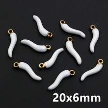 5pcs Enamel Chili Pepper Charms Pendant Multi Colors For DIY Jewelry Making Earrings Necklace Pendants Accessories Findings