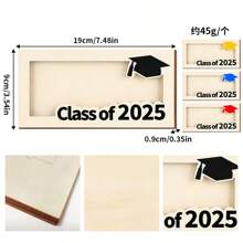 1pc 2025 Graduation Gift Wallet, Wooden Card Box, Cash Holder, DIY Cash Envelope Wallet, Premium Graduation Birthday Gift For Class Of 2025