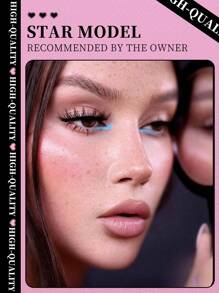 10 pares de pestañas de cómic Pestañas falsas naturales transparentes y dispersas Herramientas de maquillaje para juegos de roles Herramientas esenciales para viajes, belleza, maquillaje, encanto y elegancia