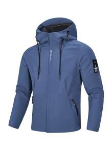 Chaqueta ligera para exteriores, cortavientos para hombres, impermeable con capucha, ropa deportiva adecuada para senderismo, pesca y uso diario, primavera/verano